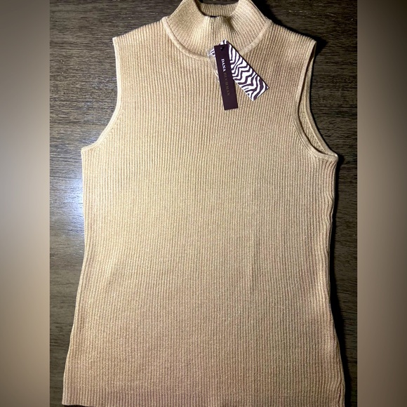 Dana Buchman cowl neck top size L NWT - Picture 1 of 5